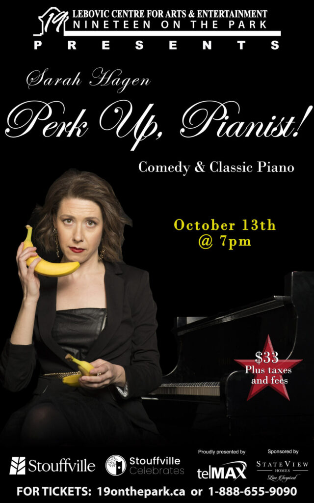 19 on the Park presents “Perk up! Pianist” by Sarah Hagen