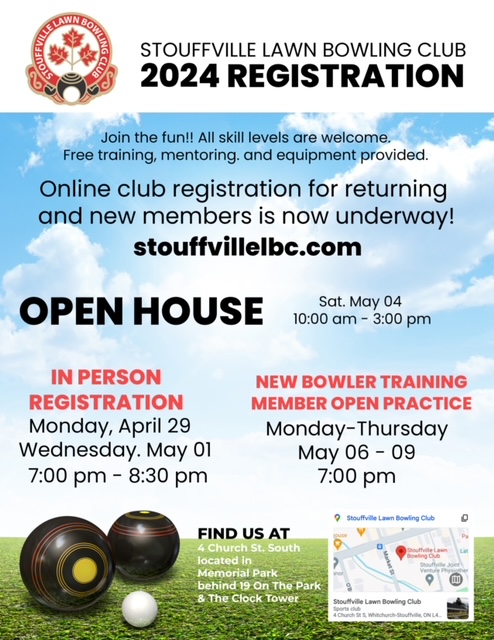 Stouffville Lawn Bowling Club Registration